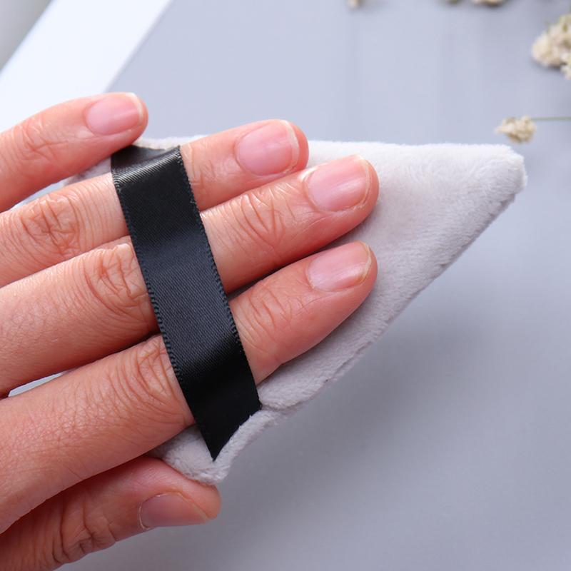 Bông Mút Trang Điểm Mặt Nhung, Hình Tam Giác Mini, Bông Mút Satin Mỹ Phẩm, Mút Bọt Biển 4