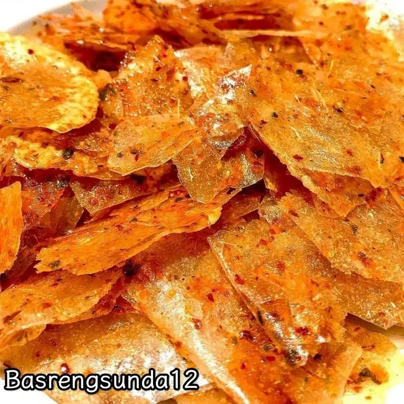 KRIPIK KACA 1 KG Kripik kaca pedas daun jeruk Gratis Ongkir bayar ditempat Cemilan Instan Food Keripik Kripca Snacks