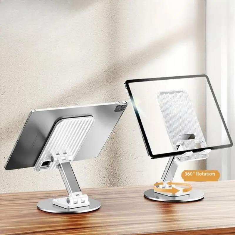360 Degree Rotatable Phone Holder, Foldable Adjustable Phone Stand, Portable Tablet & Phone Holder for Home Office, Phone Accessories, Mount