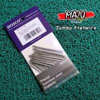 Gambar fret gitar hosco stainless steel jumbo for akustik or elektrik dari Maju Jaya Gallery Music Kab. Malang 1 Tokopedia