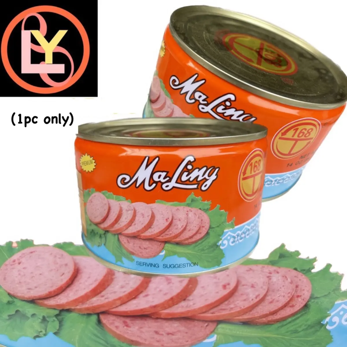 Premium Maling Luncheon Meat (1pc only) 397g Food Instant