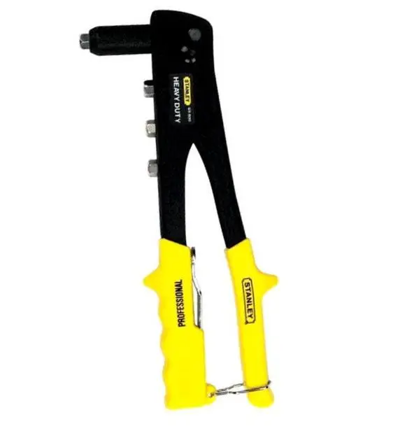 Rivet Gun Yellow Steel Iron Hand Riveter Blind Gun