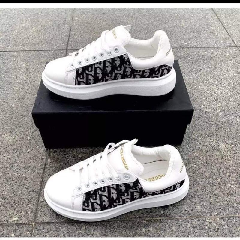 Giày thể thao nam Sneaker Kẻ Chữ. Hàng da pha vải có sẵn 3