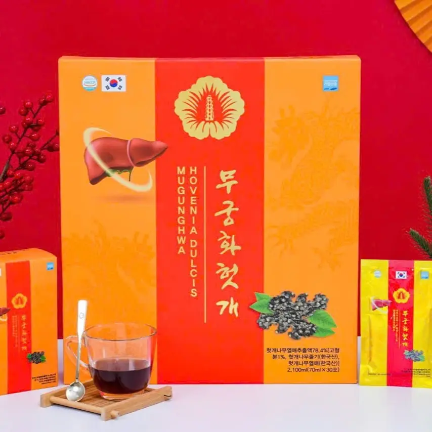 NƯỚC UỐNG BỔ GAN MUGUNGHWA HOVENIA DULCIS 30 gói x 70ml