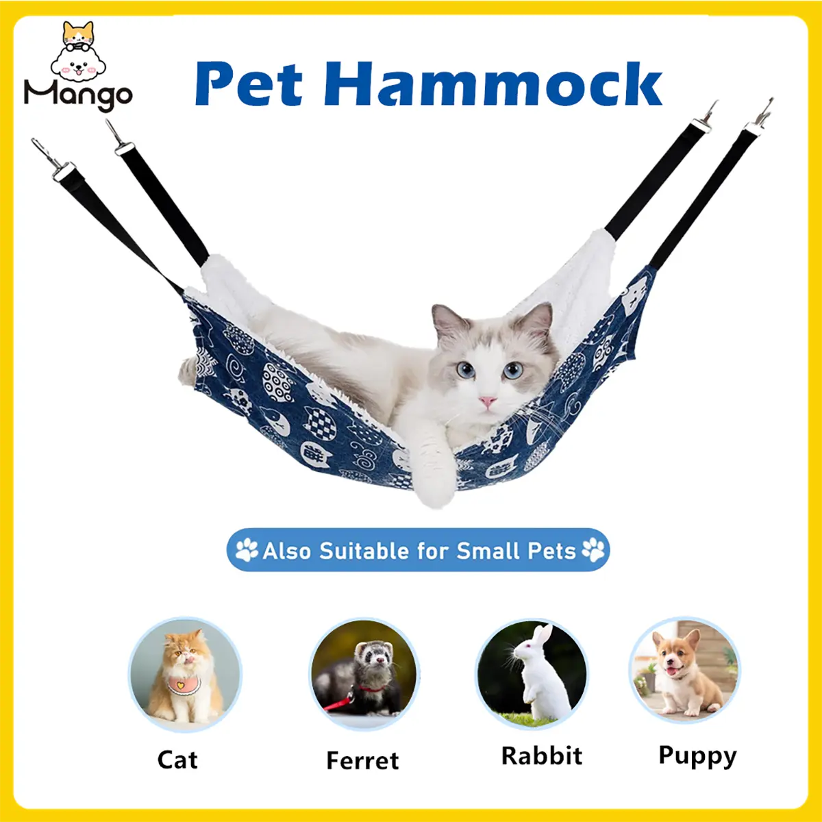 Cat Hammock Hanging Bed Pet Hammock Cat Cage Pet Cage Cat Bed Cat House For Cat Pet Bed