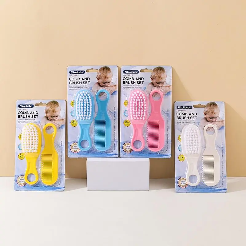 Sunflower H1041 Sisir 2 in 1 Alat Rambut Bayi Halus Set Peralatan New Born Comb And Brush Mini Bahan Berkualitas Ukuran Mini Praktis untuk Newborn hingga Balita