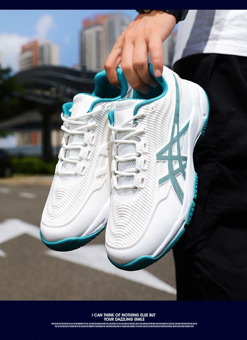 Product Introduction of Brand New Professional Tennis Shoes for Men and Women Breathable Mesh Shoes Men Non-Slip Competition Training Badminton Shoes Men 9