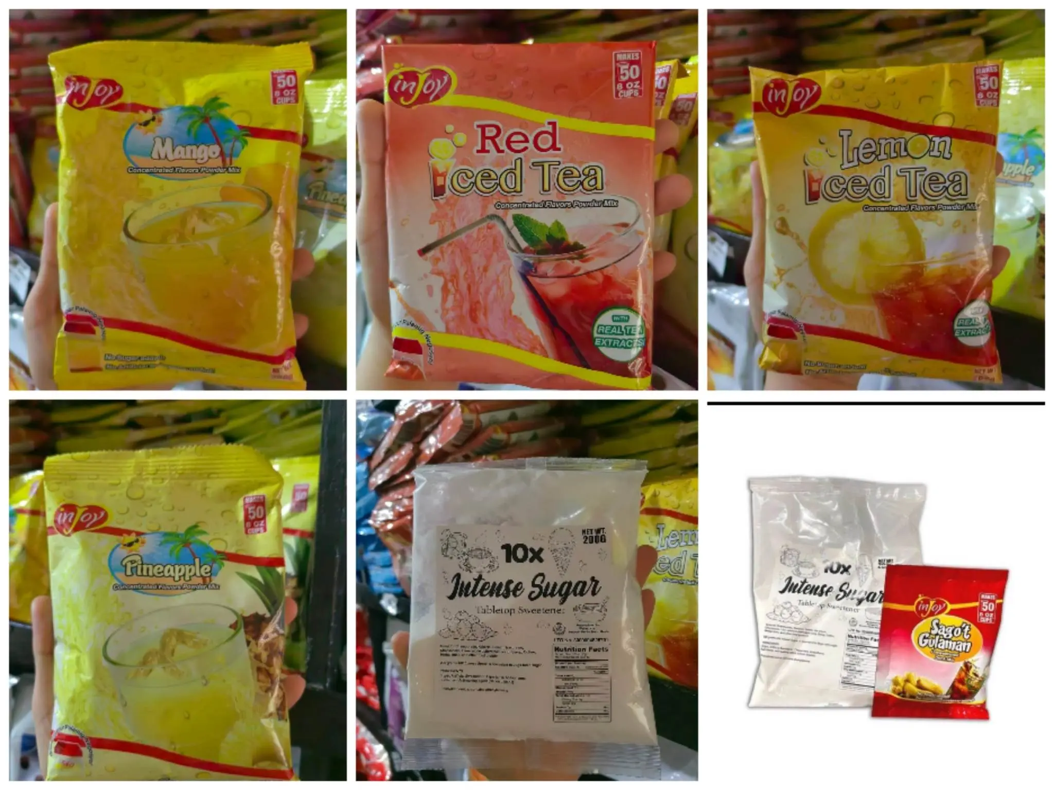 Injoy Palamig Juice (200g) - LemonIced Tea,Red Iced Tea,Cucumber,Mango ...