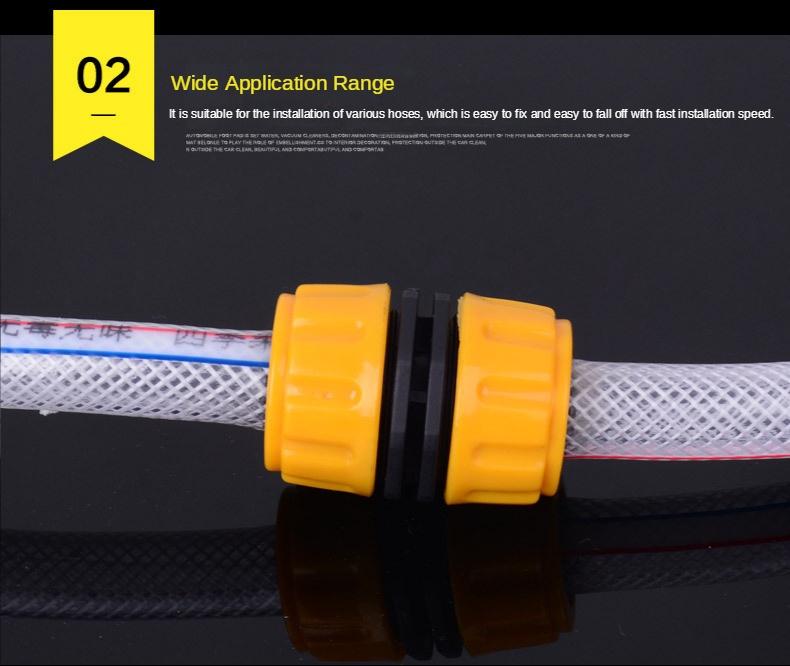 Product Introduction of 6Pcs ABS Garden Quick Hose Connector 1/2” Hose Joint Watering Hose Extension Connector Adapter Car Washing Hose Quick Connector 10