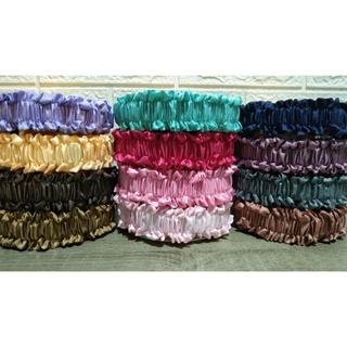 Product Introduction of Bando Rufle Korea Nagita Slavina - 12 pcs Headbands, Gaya Korea, Bahan Batang Anti Patah, Bahan Kain Satin Velvet 1