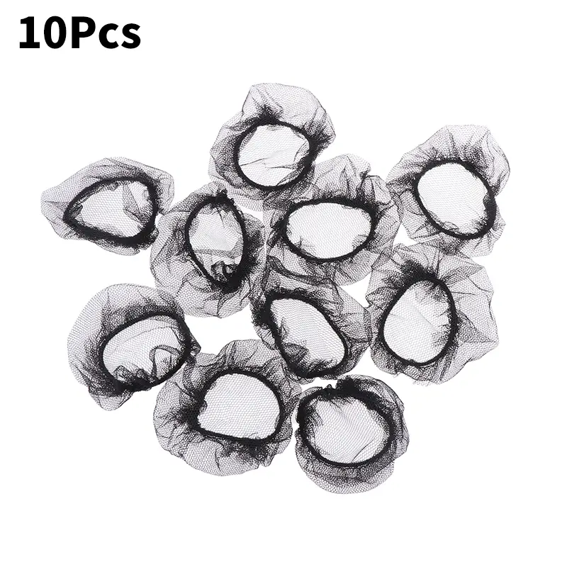 10PCS/lot Hair Net For Women Wig Cap Invisible Elastic Mesh Hairnets Bun Cover Dancing Hair Net Wigs Wave
