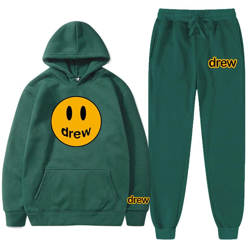 Product Introduction of Bộ Đồ Thể Thao Justin Bieber Drew, Dành Cho Nam, Thiết Kế Mặt Cười, Bộ Đồ Đi Chơi Dành Cho Nam 11