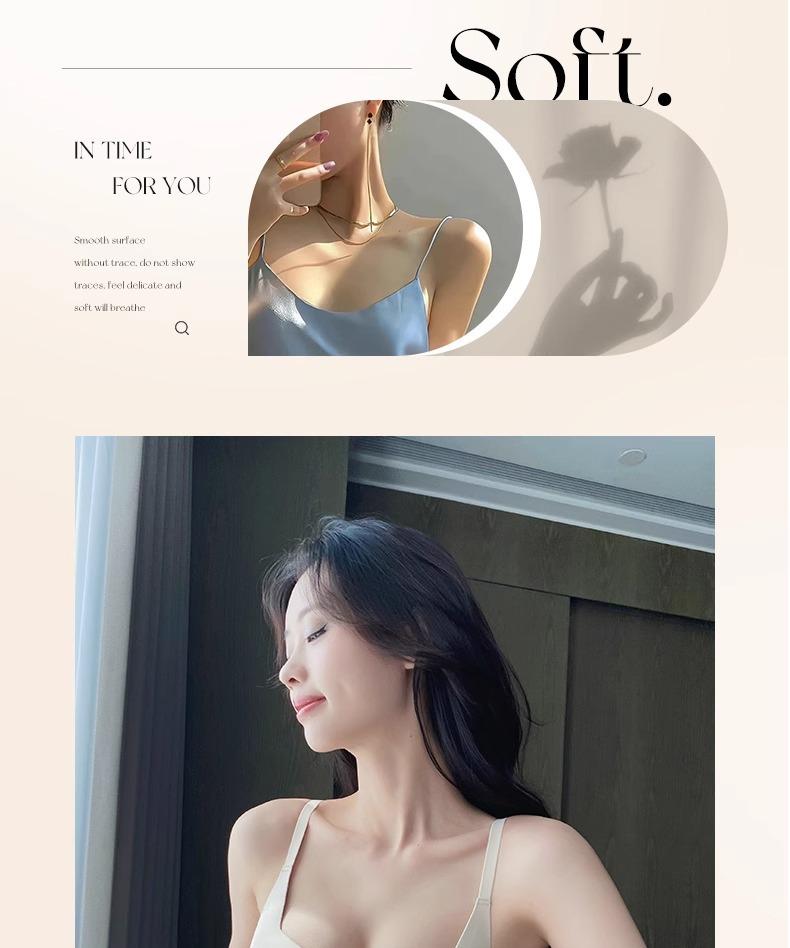 Product Introduction of Seamless Cloud Photosensitive Surface Underwear for Women Small Breast Push up Push up Anti-Sagging Soft Support No Wire Accessory Breast Push up Bra (B23) Basic Womenswear Comfort Minimalist 22