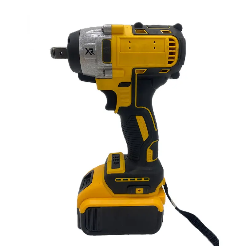 Foreign Trade Dehuang Brushless Wrench Lithium Battery Rechargeable Impact Wrench Rack Worker Charging Wind Gun Large Torque Drive