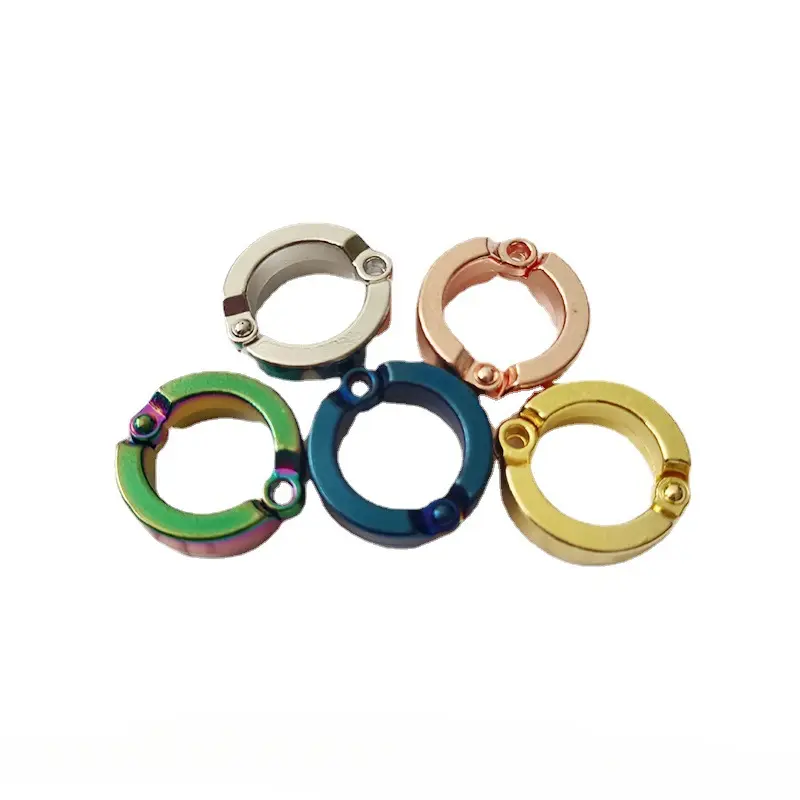 Parrot foot ring, open bird foot ring, zinc alloy bird foot ring, available in multiple colors and sizes ranging from 4mm to 15mm