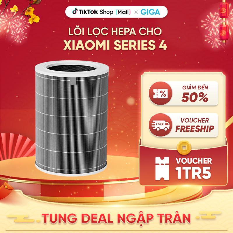 Màng lọc/ Lõi lọc HEPA cho máy lọc không khí Xiaomi Series 4  - Chính hãng