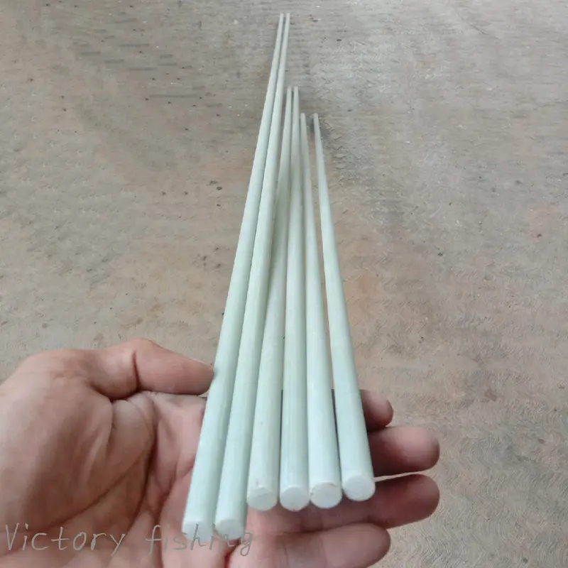 Bahan Joran Pancing Fiber Solid Batangan Kuat Kaku Diameter 8 mm Batangan Seperti Fiber Telkom Belum Diserut 0