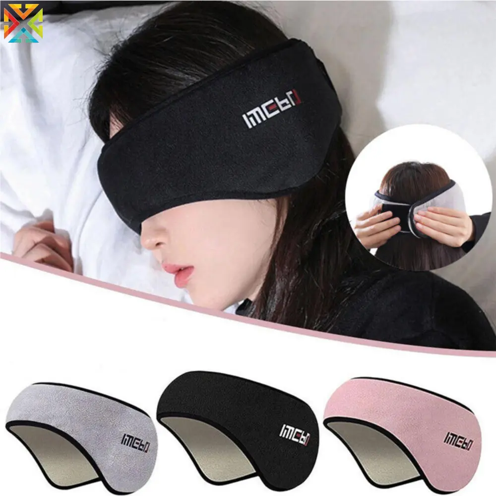 Bịt Mắt Ngủ Trưa Mềm Mại Kết Hợp Được Bịt Tai Chống Ồn, Khăn Bịt Mắt Chất Vải Cao Cấp