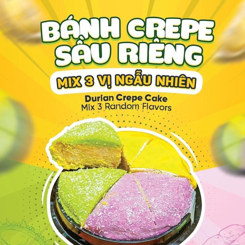 [Giao từ Đà Nẵng -> Cà Mau] Bánh 3 Vị Ngẫu Nhiên Vua Bánh Crepe 2
