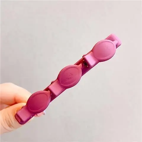 Kẹp Tóc tết Trơn Dụng Cụ Hữu Ích Cho Nữ, Thích Hợp Cho Tóc Mái Và Trán, Tóc Con, Phong Cách Người Nổi Tiếng Trên Internet, Kẹp Mới, cài tóc 7