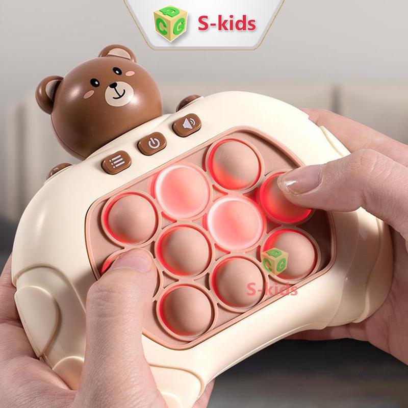 Đồ chơi trẻ em S-kids Đồ chơi Popit cầm tay có đèn và nhạc vui nhộn Voi 4 cấp độ cho bé khám phá