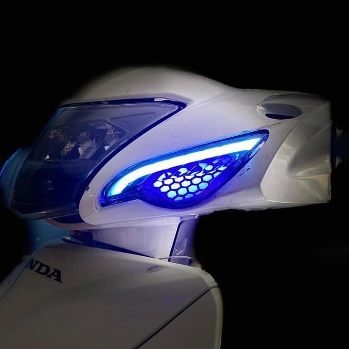 CỤM LED XI NHAN AUDI GẮN WAVE 50-100-110 TẶNG KÈM RƠLE CHỈNH Phụ Tùng