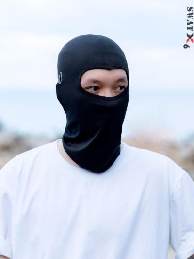  SWAT X6 Khăn trùm đầu có lỗ đeo kính vải spandex siêu co dãn thoáng mát chống nắng ninja đa năng 