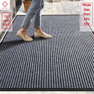 Thảm Trải Sàn Chùi Chân  Lau Chân Nỉ đế Cao Su Chống Trươn Trượt, Bền Đẹp, Siêu Thấm Hút Nước Kích Thước 60x90cm