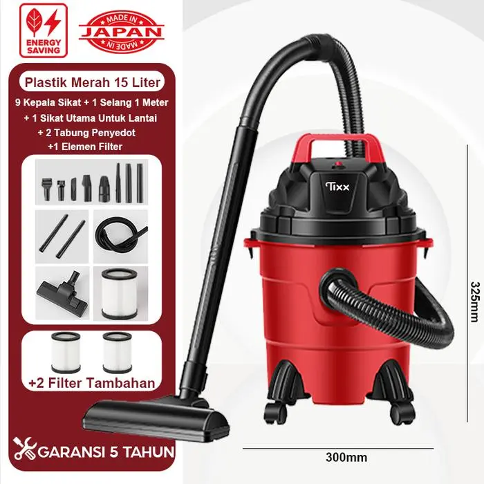 Plastik Merah 15 Liter+2 Filter Tambahan