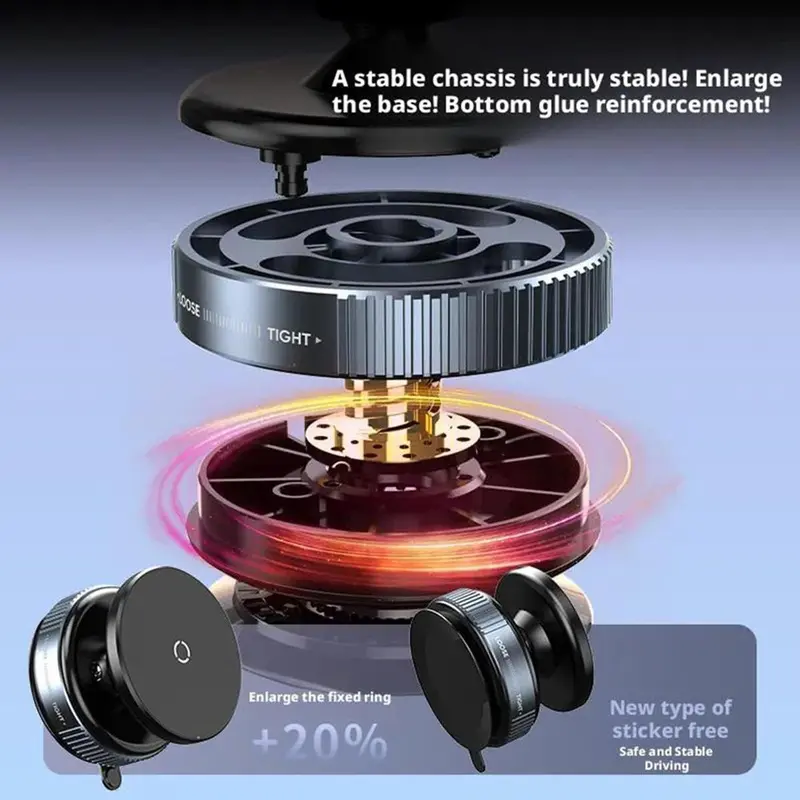Giá Đỡ Điện Thoại Trên Xe Hơi, Phiên Bản Nâng Cấp, Có Thể Điều Chỉnh 360 Độ, Thích Hợp Cho Kính Chắn Gió Trên Ô Tô, Giá Đỡ Điện Thoại 5