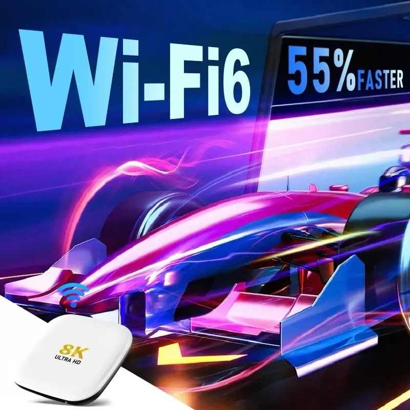 TV Box H96 Max M2 Android 13  Ram 4G+64G  Bảo hành quốc tế play box 5