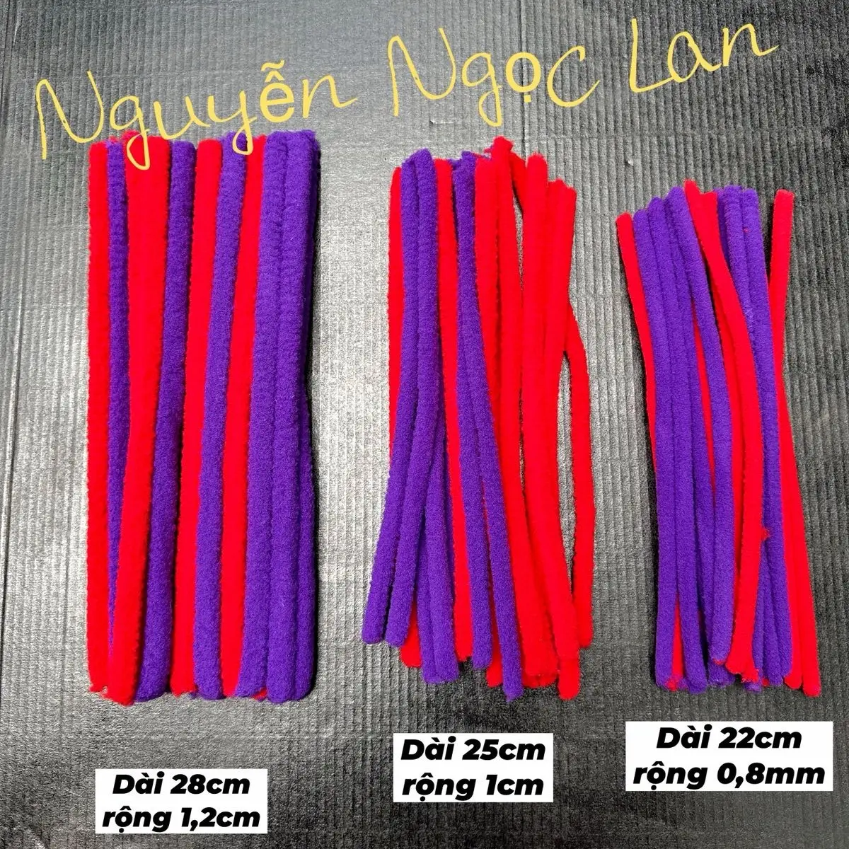 KẼM RUFFLED uốn tóc , kẽm sợi to ( SỢI TO đẹp mịn RỘNG 1,2 cm , 1 cm , 0,8 mm ) 1 Bó cắt đôi 18 Sợi To . Cắt Đôi Là 36 Sợi To Nữ
