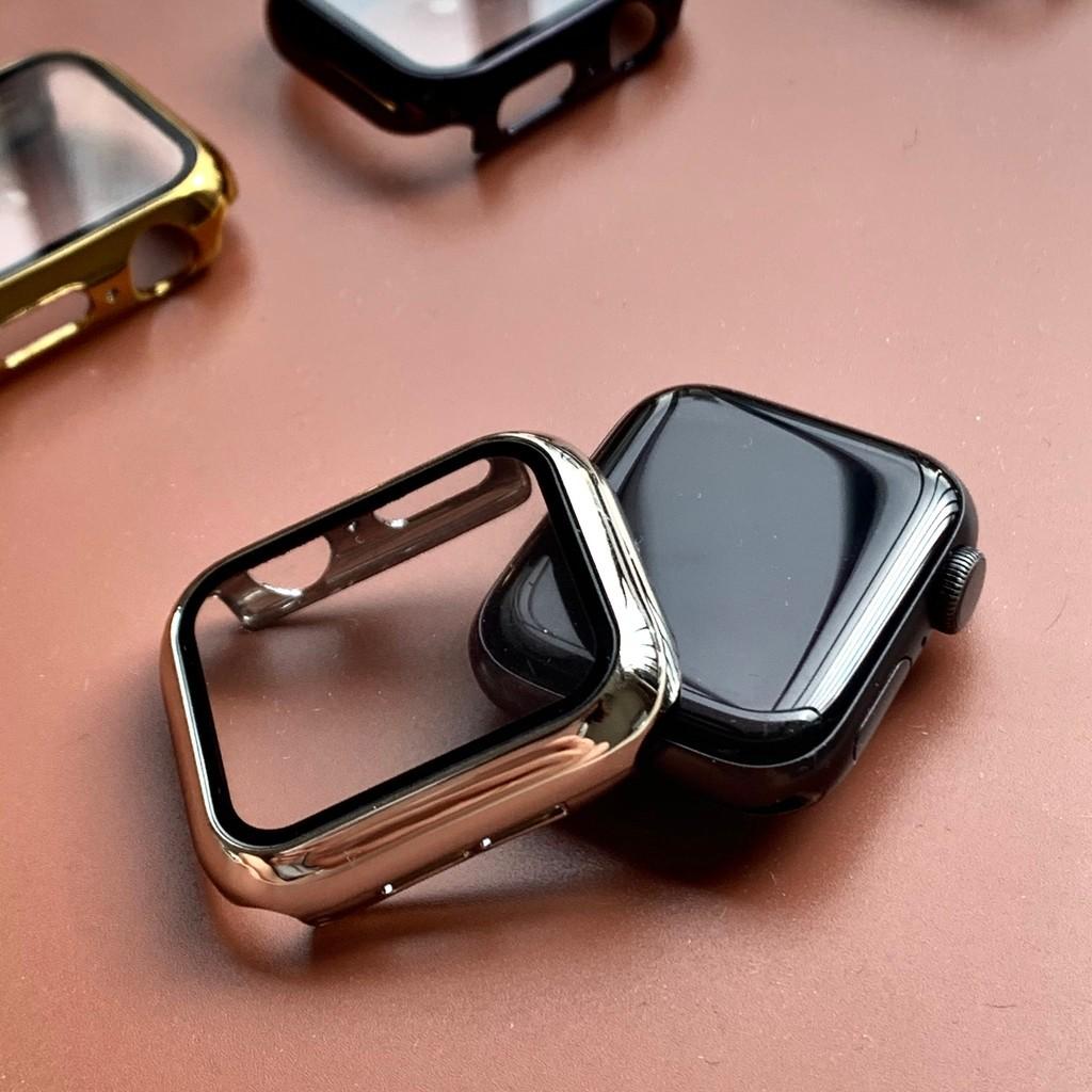 Jam Tangan  Anti Gores Temepred Glass PC Case for Apple Watch Ultra 3 2/SE 3 2 Iwatch Series 11 10 9 8 7 6 3 5 4 46mm 49mm 45mm 41 44 40 42 38mm Hard Screen Protector Cover Frame Bumper  Smartwatch I8 S10 S8 S9 Pro Max T900 T800 Ultra 8 MAX 9 PRO S20 T500