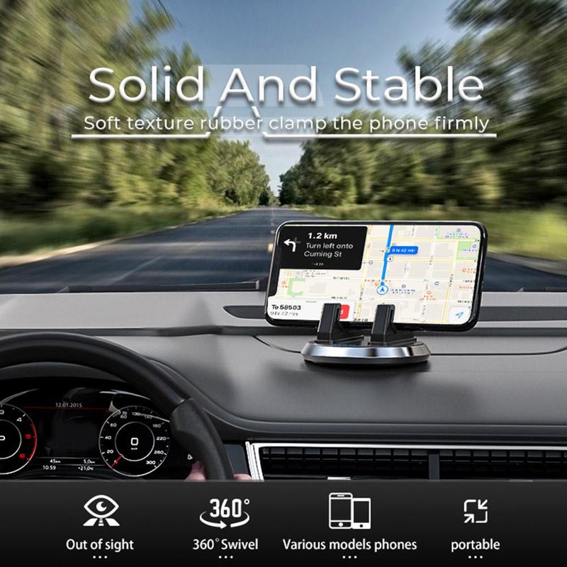 Product Introduction of Mobile Phone Car Holder Suction Cup Type Car Accessories Support Bracket Dashboard Car Holder K8E3 16