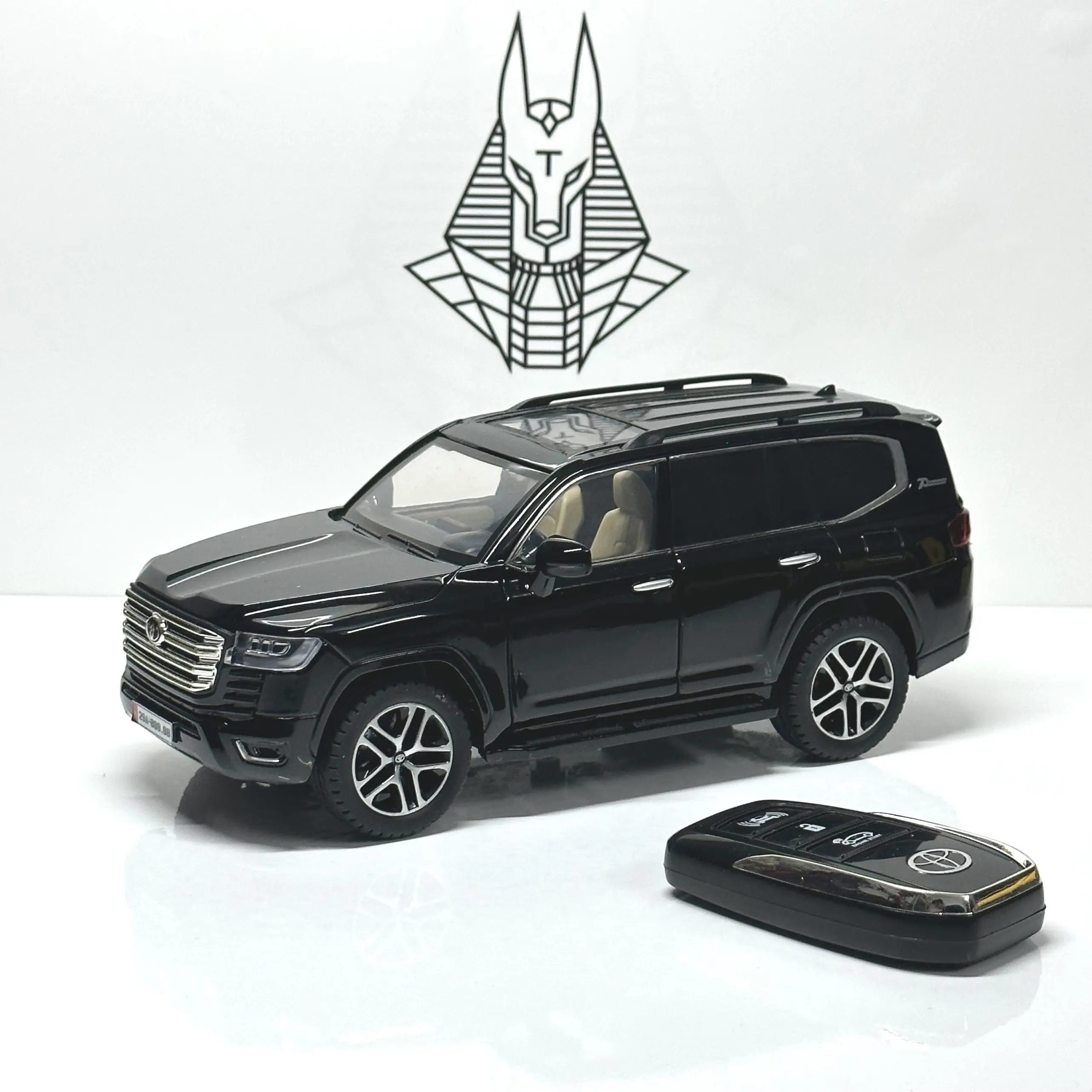 Mô Hình Xe Ôtô Kim Loại 1/24 Siêu Xe TOYO TA LAND CRUISER LC300 Có REMOTE Dùng Để Trưng Bày Bàn Làm Việc Đồ Chơi