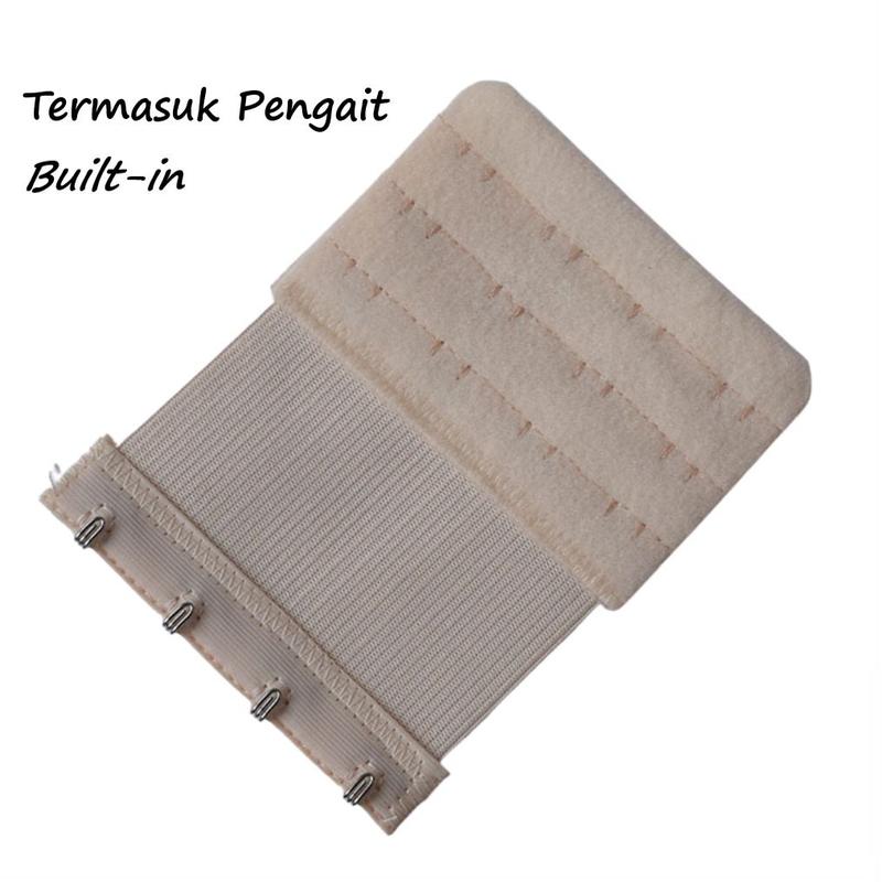 [NL] EXTENSION BH PENGAIT SAMBUNGAN  2 3 4 KAIT HOOK EXTENDER BRA EKSTENSI PERPANJANGAN TAMBAH TAMBAHAN KAIT 2 3 4 TALI SOREX COD PANJANG 943 2