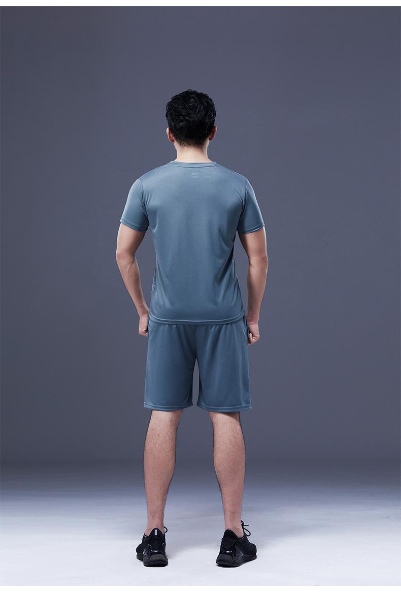 Product Introduction of Friendrich-Sports Suit Men's Summer Thin Quick-Drying Running Suit Short-Sleeved T-shirt Two-Piece Set Casual Men's Clothing Manufacturer 26
