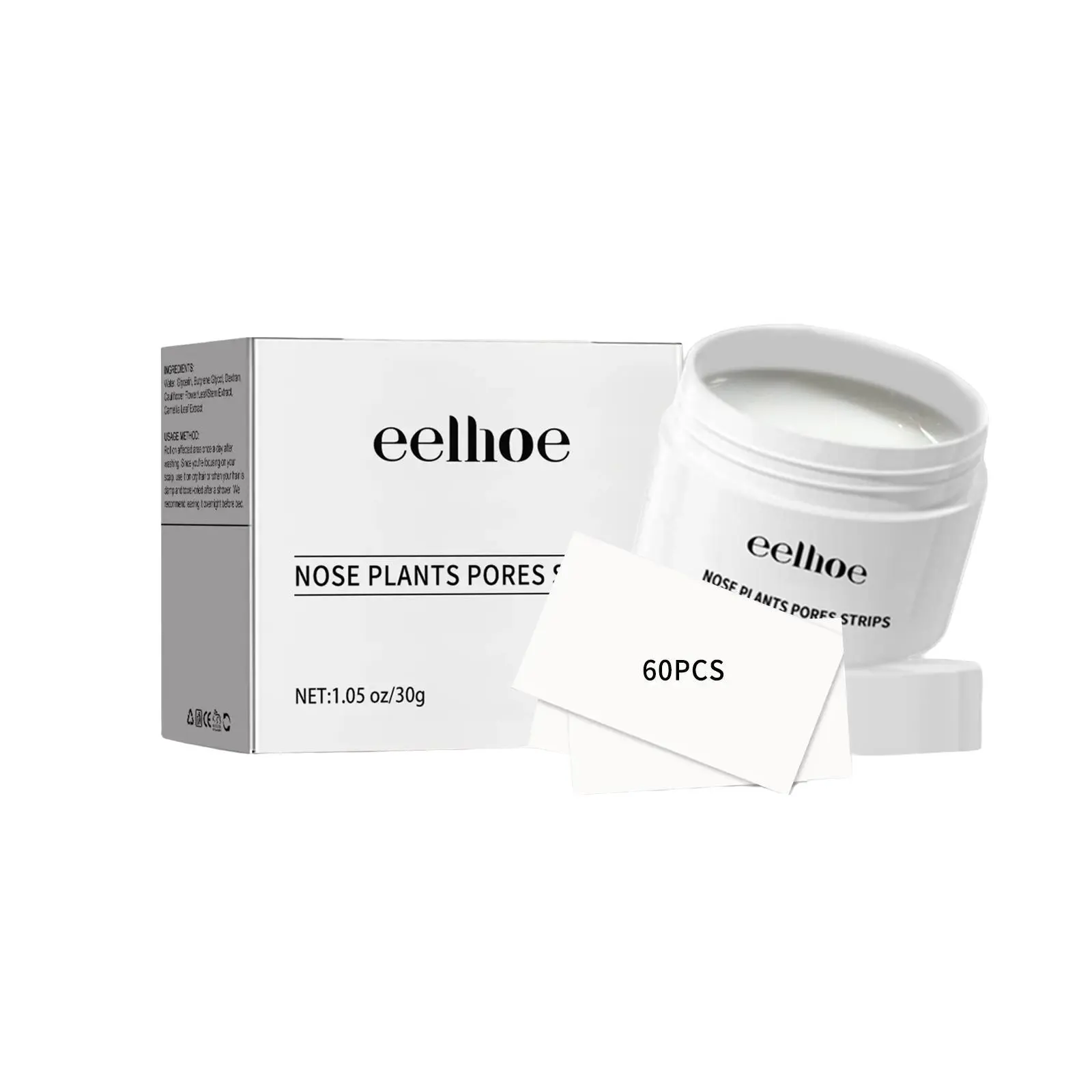 Deep Cleansing Nose Pore Strips, 2 Counts/set Oil Control Nose Pore Strips with Nose Pore Cream, Facial Skin Care Products for Women & Men, Valentine's Day Gift, Skincare Products, Skin Care Products