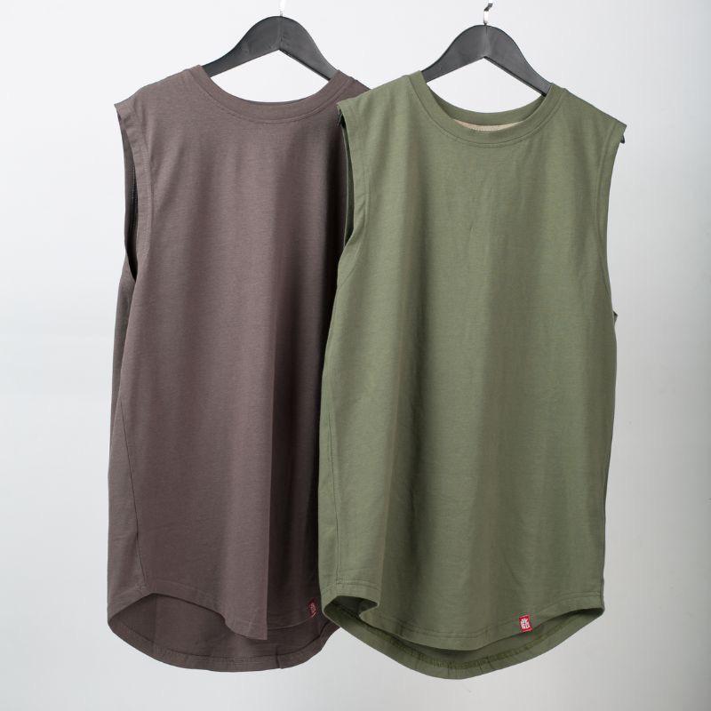 Product Introduction of ￼Áo thun ba lỗ 100% cotton, thiết kế vạt bầu phong cách, áo thun nam thoáng khi thấm hút mồ hôi, thoải mái vận động 6