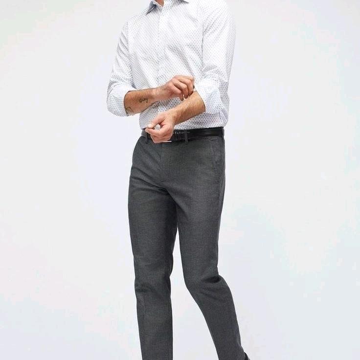 CELANA PANJANG FORMAL SLIMFIT PRIA Hitam Muda Tebal Navy Kerja Kantor Abu 0