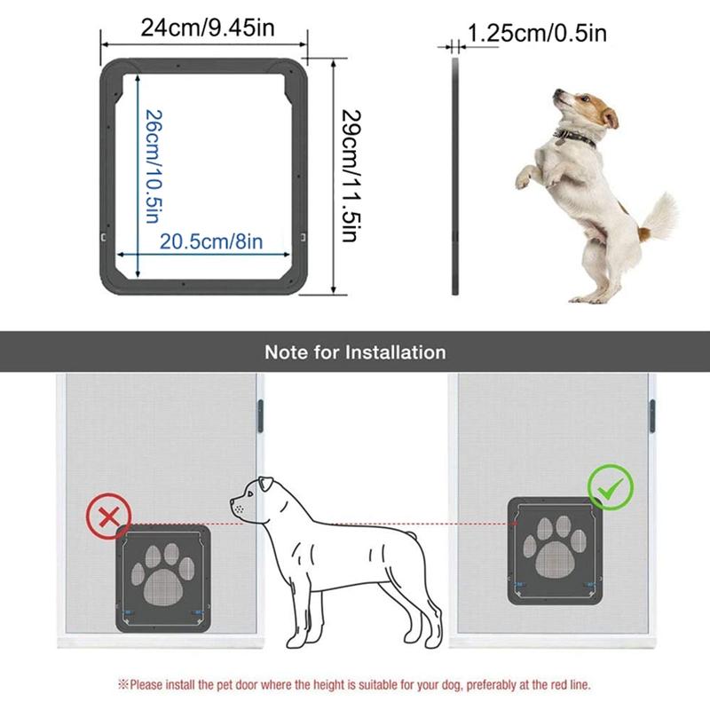 Product Introduction of Pet Screen Doors Magnetic Small Dog and for Cat Door for Screen Door and Porch 0