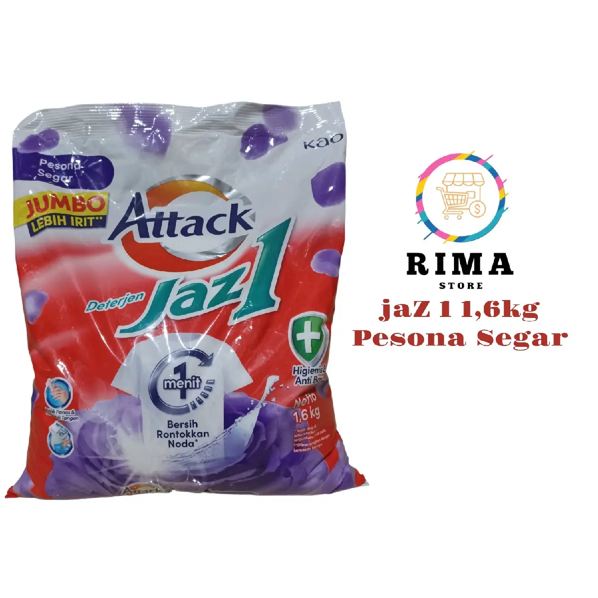 Attack JaZ 1 Deterjen 1,6kg Jumbo