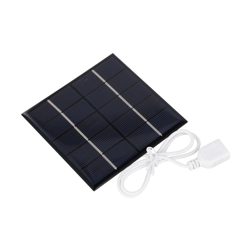 5W 5V Solar Battery Charger Board Outdoor Camping Power Bank Phone Charging 1