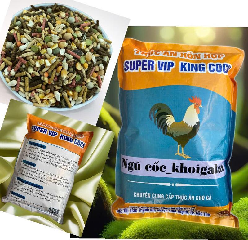 6kg Ngũ Cốc Hạt Super Vip cho gà - Ngũ cốc Khôi gà đá 0