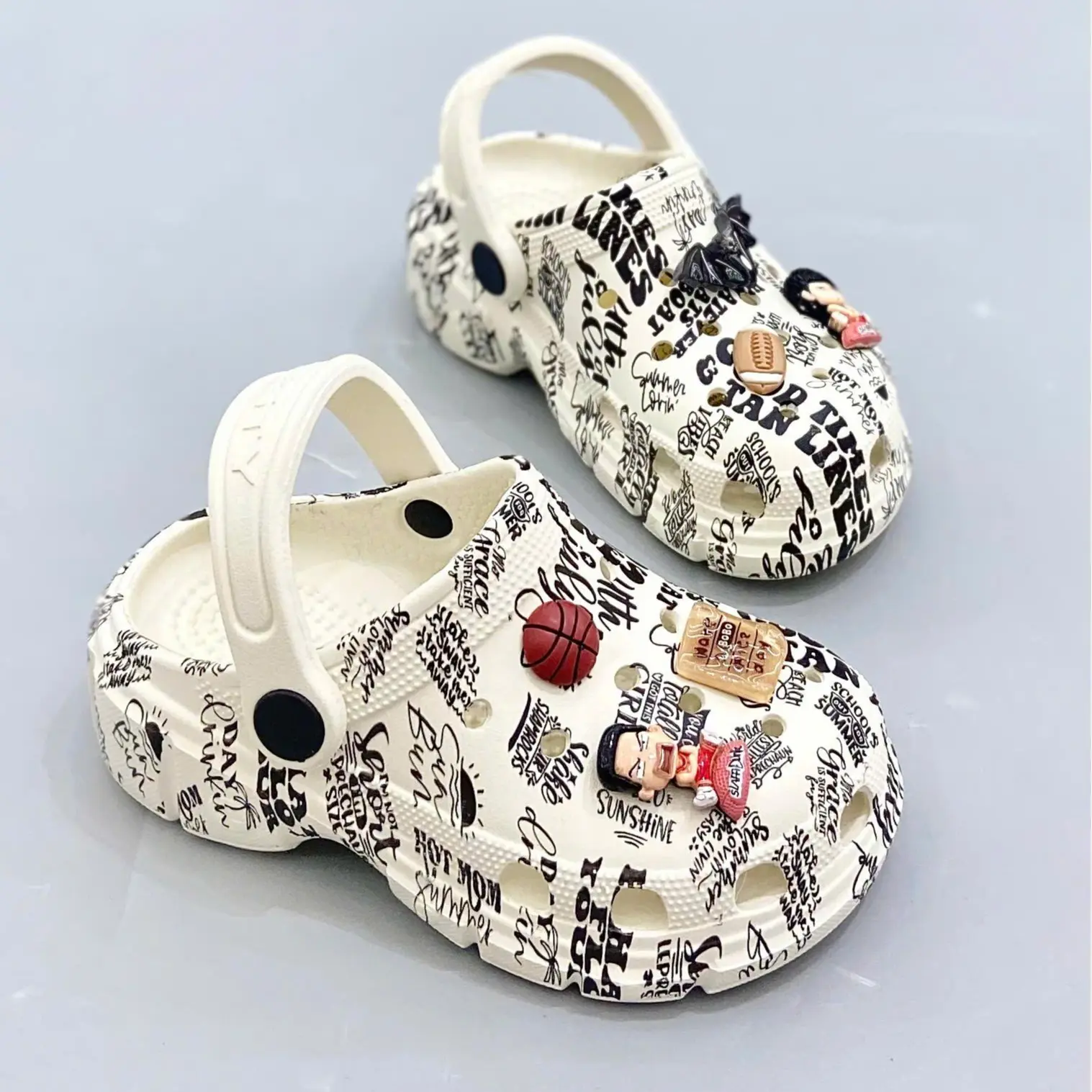NT Dép Sục Nam Nữ In Chữ NE01