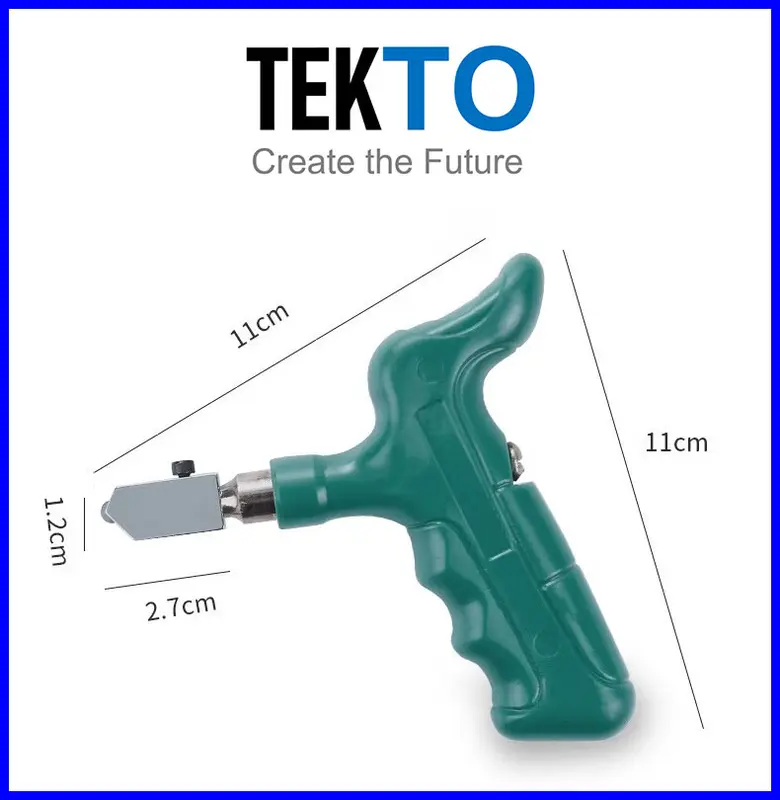 Dao cắt gạch men, Dao cắt kính kèm theo kẹp bẻ tách gạch, kính cao cấp - 058 2