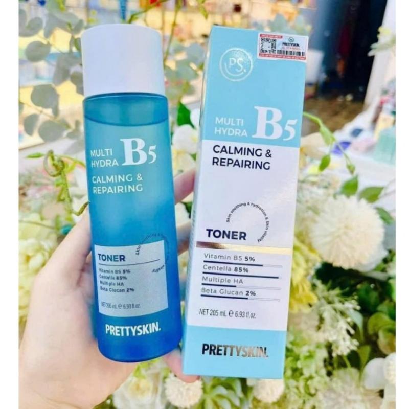 [Giảm giá cho khách hàng mới] Nước Hoa Hồng PrettySkin Multi Hydra B5 Calming & Repairing Toner Phục Hồi Dưỡng Trắng 2