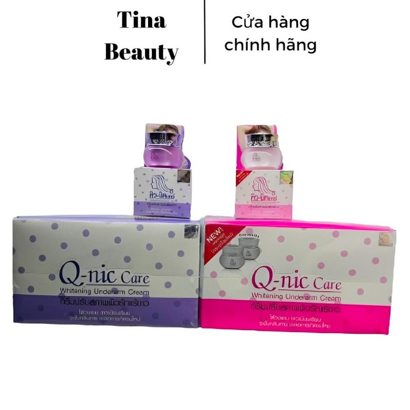 Lố 12 Hộp Kem Qnic Thái Lan Cải Thiện Thâm Sạm và Mùi Cơ Thể