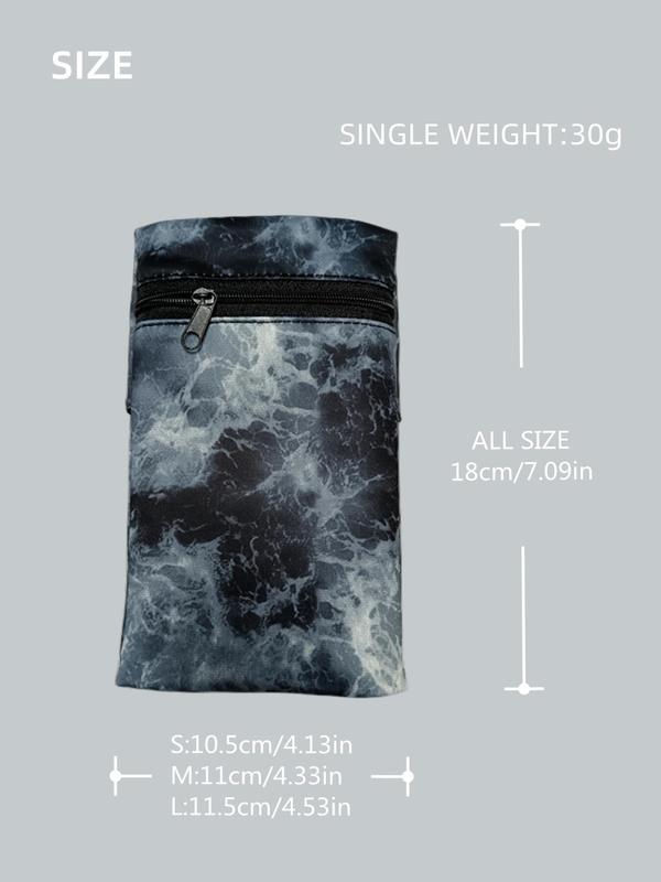 Summer Tie Dye Pattern Sports Wrist Bag, 1 Count Sports & Outdoor Clothes Accessories for Running Cycling Outdoor Activities 2