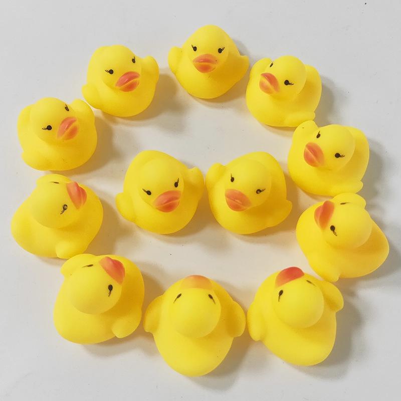 Cute Mini Small Yellow Rubber Duck Educational for Children Baby Bath Toys 2